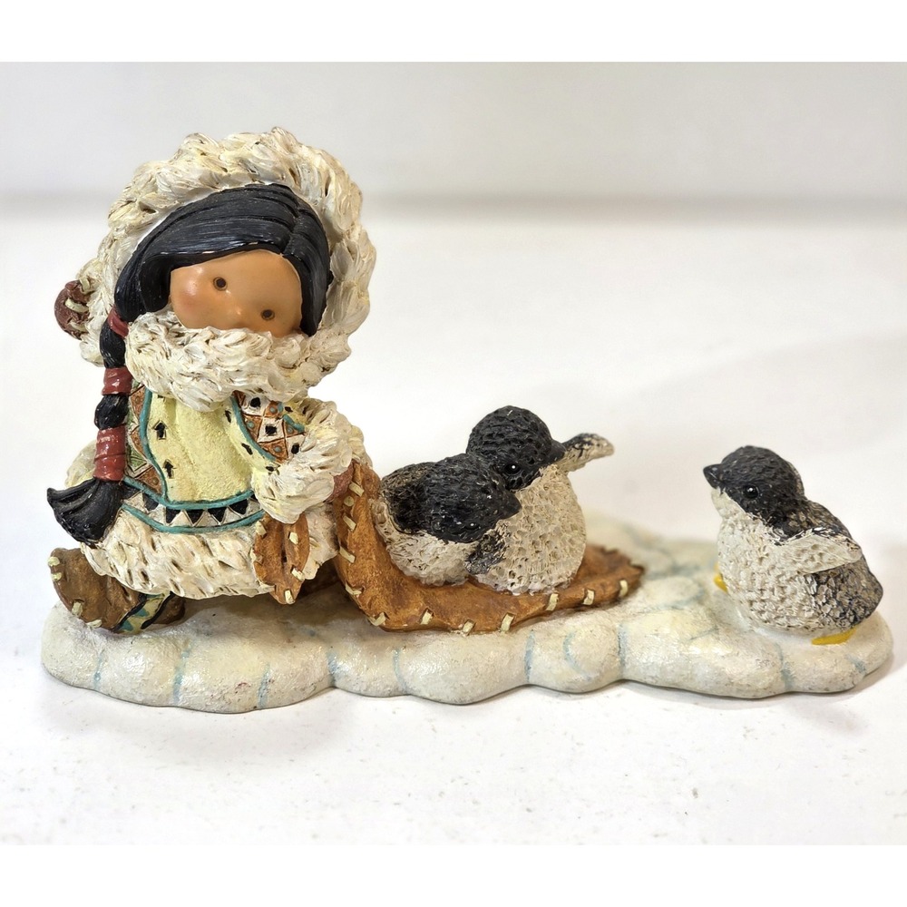 Vtg 1998 Friends of the Feather Friends Every Step of the Way Penguins Figurine